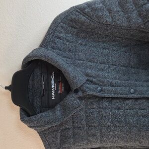 Hawke Co Sport Mens Jacket XXL Performance Grey Black EUC Fiber Jacket
